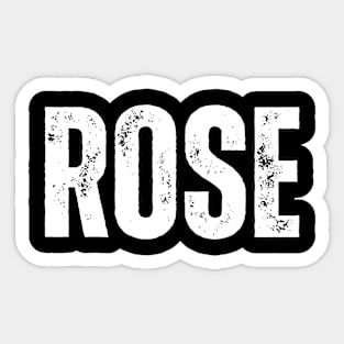 Rose Name Gift Birthday Holiday Anniversary Sticker